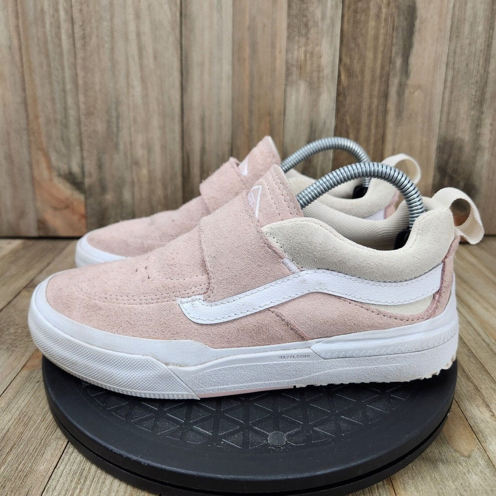 Women's Vans Sk8 Pro Size 5 Pink Suede Skatboarding Shoes - Picture 1 of 10